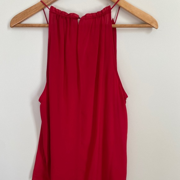 PJK PATTERSON J. KINCAID Red Silk Tank Top - Picture 5 of 8